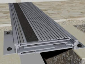 | Produse speciale pentru constructii profil dilatatie seismic aluminiu integral