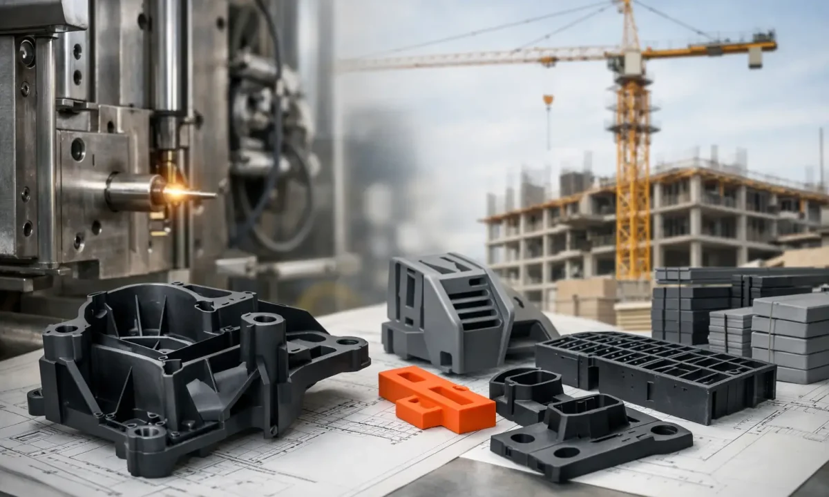 Injecție mase plastice la comandă pentru construcții | Produse speciale pentru constructii Injecție mase plastice la comandă pentru construcții